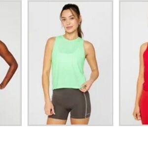 FABLETICS NWT Green Sleeveless Athletic Feather Tech Muscle Tank XL sugared lime